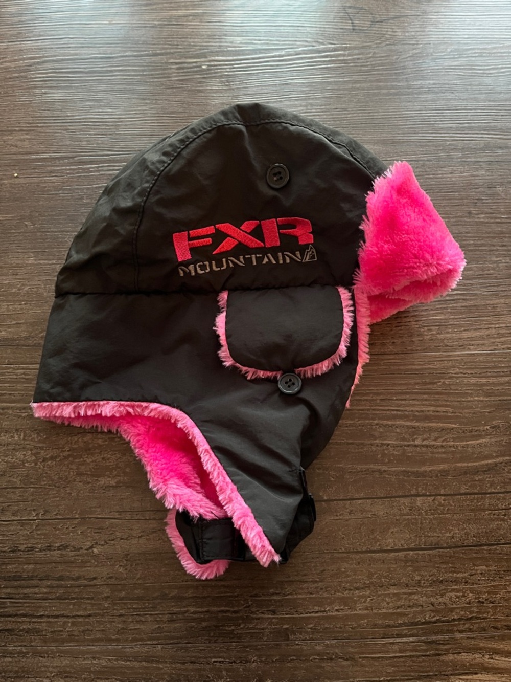 Women’s FXR Black & Pink Trapper Hat